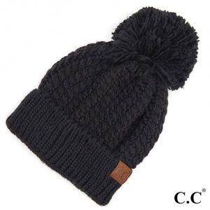 C.C Black  Beanie